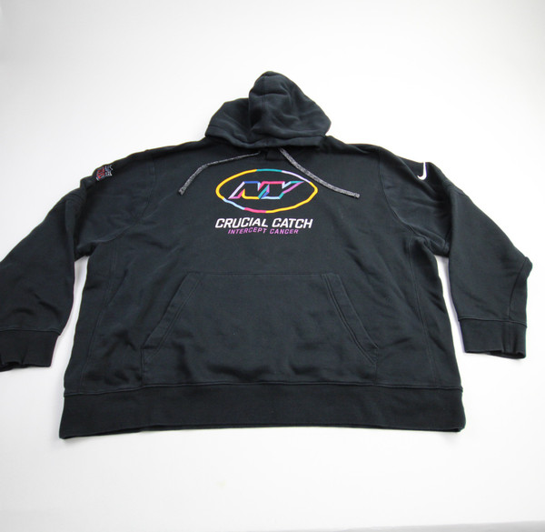 New York Jets Nike NFL On Field Sweatshirt Men's Black Used 3XL TOPS-160290