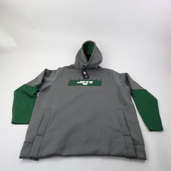 New York Jets Nike NFL On Field Sweatshirt Men's Gray New with Tags XXL TOPS-160137