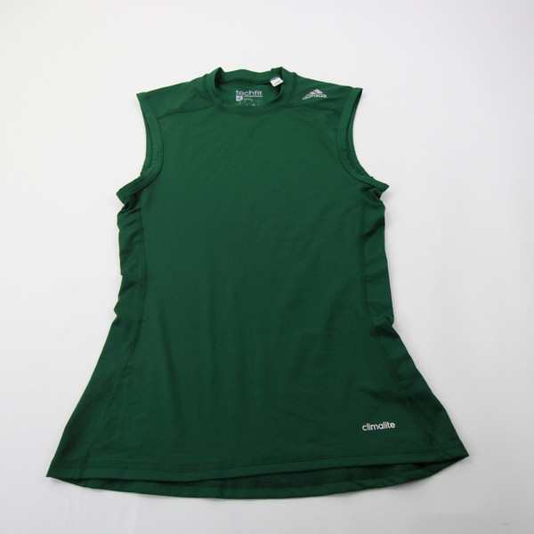 adidas Techfit Compression Top Men's Green New without Tags-TOPS-160120