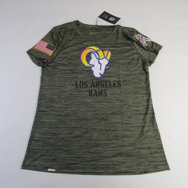 LA Rams Nike NFL On Field Dri-Fit Short Sleeve Shirt Women's Multiple Sizes TOPS-160909