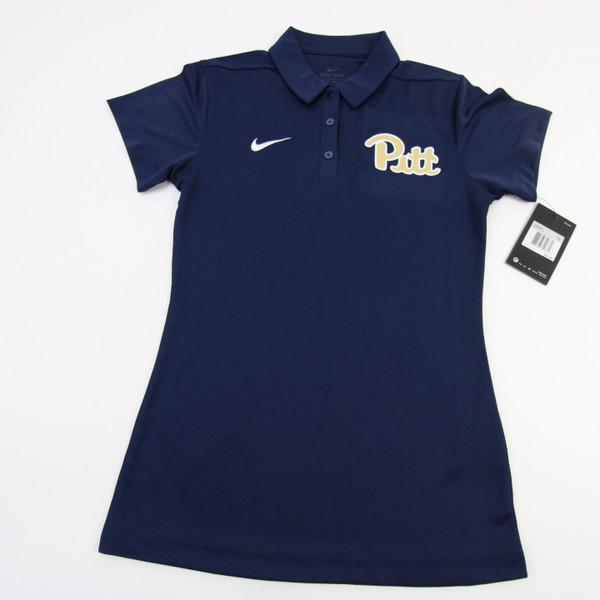 Pittsburgh Panthers Nike Dri-Fit Polo Women's Navy New with Tags XS TOPS-161128