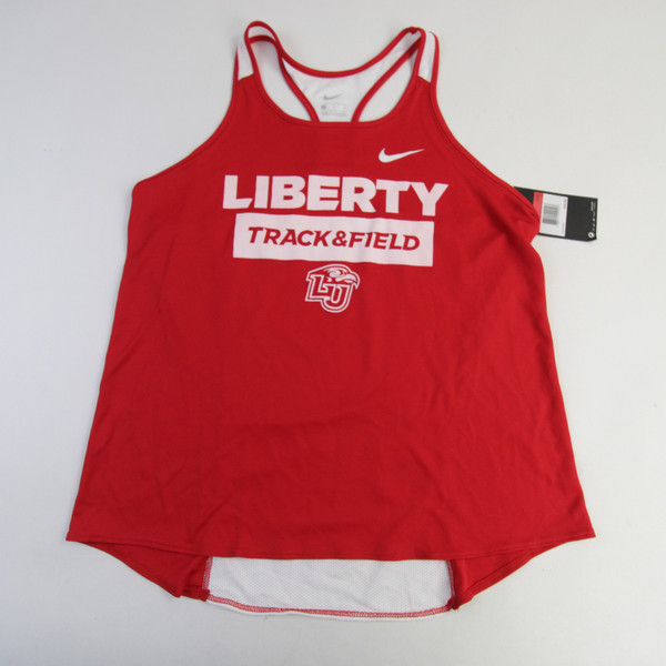 Liberty Flames Nike Sleeveless Shirt Women's Red New with Tags Multiple Sizes TOPS-161149