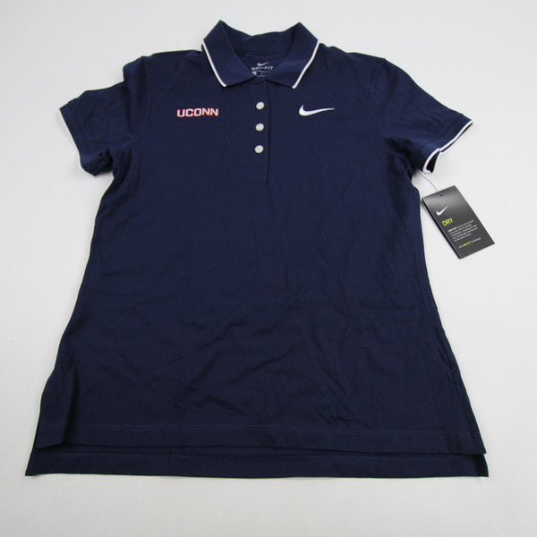 UConn Huskies Nike Dri-Fit Polo Women's Navy New with Tags S TOPS-161163