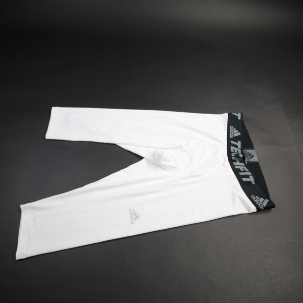 adidas Compression Pants Men's White New without Tags-PNTS-033272