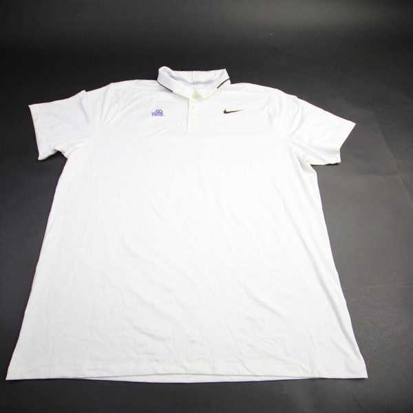 TCU Horned Frogs Nike Golf Dri-Fit Polo Men's White New 2XL-TOPS-159336