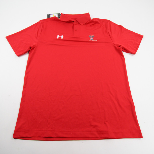 Texas Tech Red Raiders Under Armour Polo Men's New with Tags M TOPS-161264
