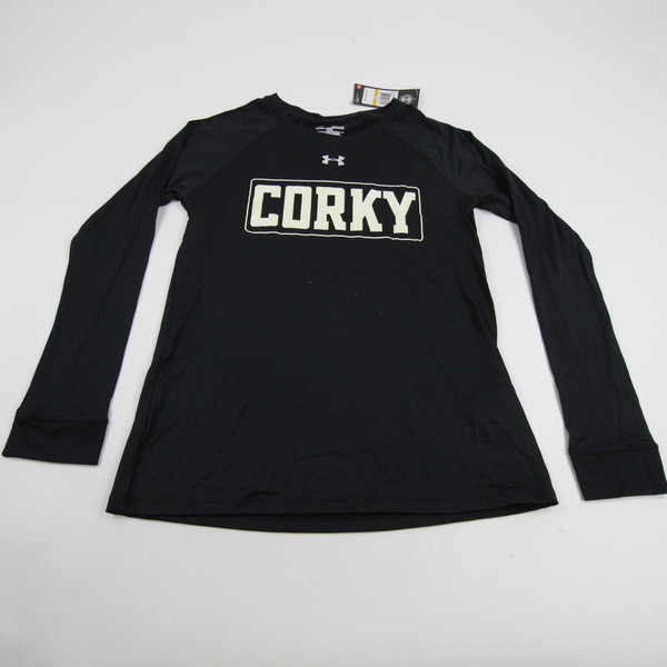 Texas Tech Red Raiders Under Armour HeatGear Long Sleeve Shirt Women's New Black S-TOPS-161310