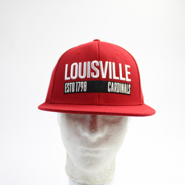 Louisville Cardinals adidas Snap-Back Hat Unisex Red New OSFM-HATS-014887