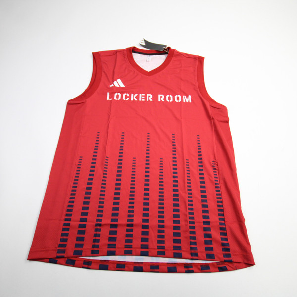 adidas Sleeveless Shirt Men's Red/Navy New with Tags M-TOPS-161179