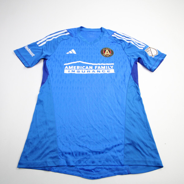 Atlanta United FC adidas Aeroready Game Jersey - Soccer Men's Blue Used L-JRSY-009521
