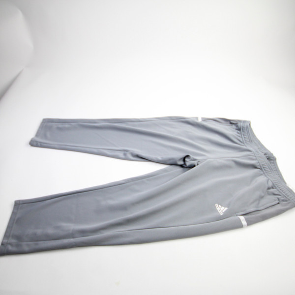 adidas Athletic Pants Men's Gray/White Used 2XL-PNTS-033434