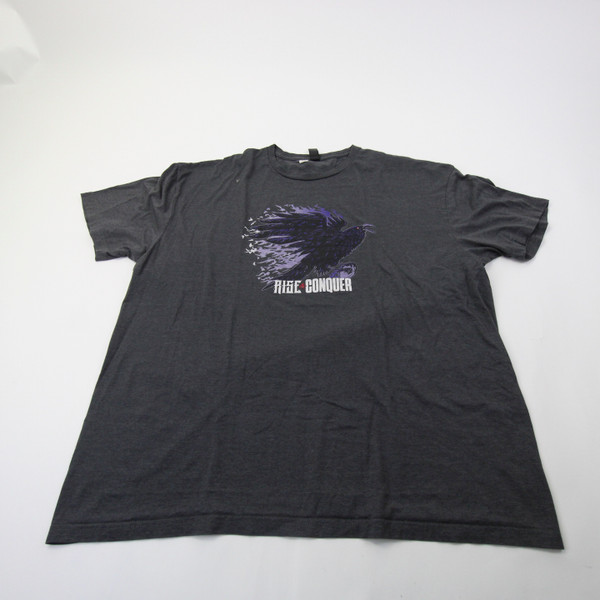 Baltimore Ravens Gildan Short Sleeve Shirt Men's Gray Used XXL TOPS-161198