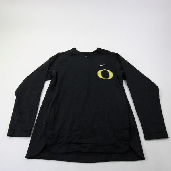 Oregon Ducks Nike Pullover Men's Black Used M TOPS-160987