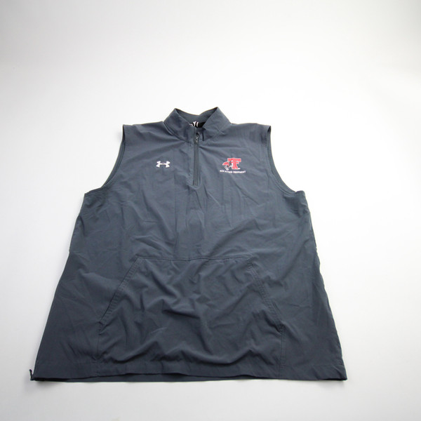 Texas Tech Red Raiders Under Armour Pullover Men's Dark Gray Used XL-TOPS-160800