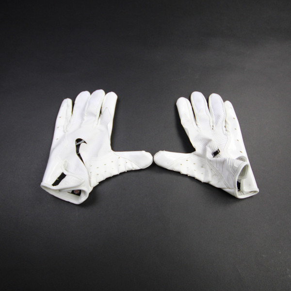 Nike Gloves - Receiver Men's White Used XL-EQPT-005945