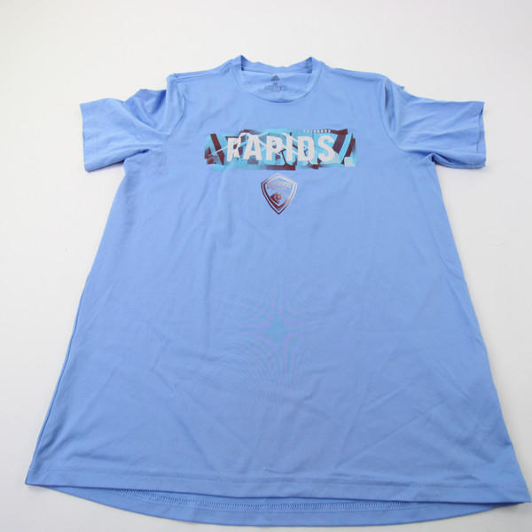 Colorado Rapids adidas Short Sleeve Shirt Men's Blue Used M-TOPS-161424