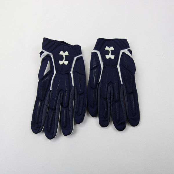Auburn Tigers Under Armour Highlight Gloves - Receiver Men's Navy/White Used 3XL-EQPT-005954
