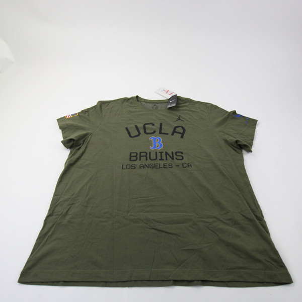 UCLA Bruins Nike Nike Tee Short Sleeve Shirt Men's Olive New 3XL-TOPS-161549