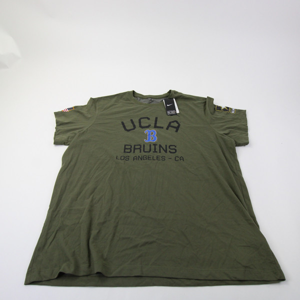 UCLA Bruins Nike Nike Tee Short Sleeve Shirt Men's Olive New 3XL-TOPS-161550