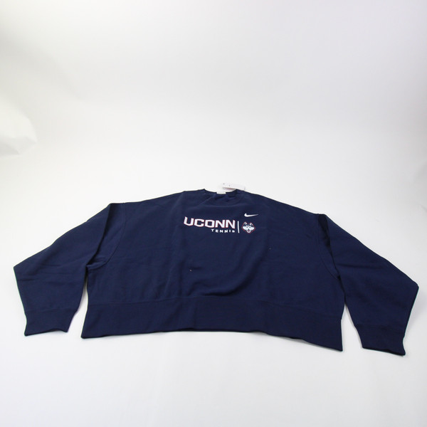UConn Huskies Nike Dri-Fit Sweatshirt Women's Navy New with Tags L TOPS-161678