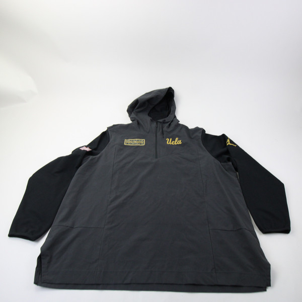 UCLA Bruins Air Jordan Pullover Men's Dark Gray Used 3XL-TOPS-161584