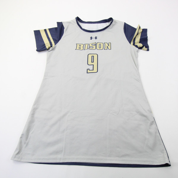 Gallaudat Bison Under Armour Practice Jersey - Soccer Women's Gray Used M JRSY-009539