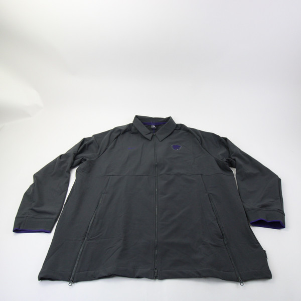 Kansas State Wildcats Nike OnField Jacket Men's Gray New without Tags 3XL TOPS-161779