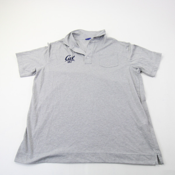 California Golden Bears Footjoy Polo Men's Gray Used L-TOPS-161794