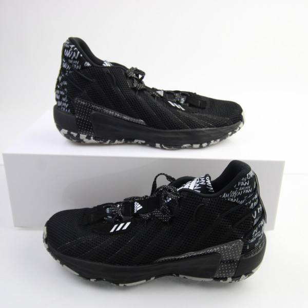 adidas Dame Basketball Shoe Men's Black Used 9-SHOE-020351
