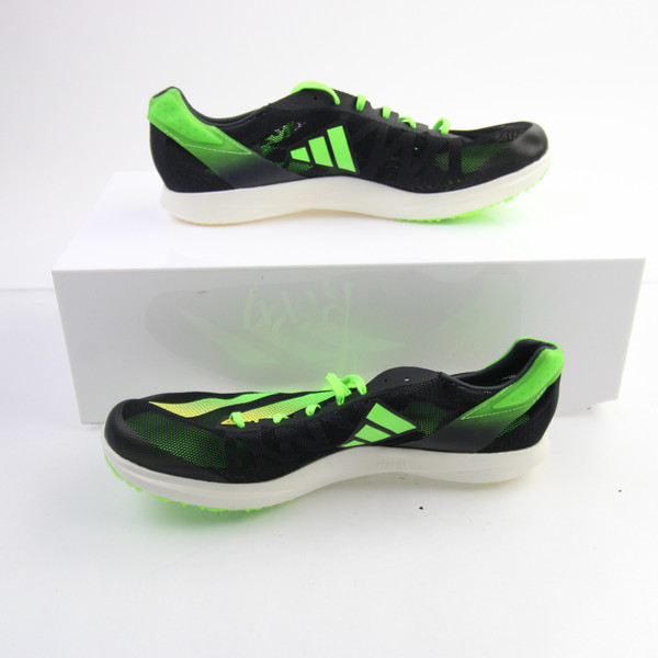 adidas adizero Track Cleat Men's Black/Green New without Box 10.5-CLEA-014841
