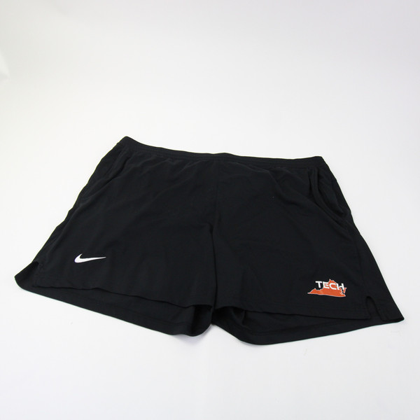 Virginia Tech Hokies Nike Dri-Fit Practice Shorts Men's Black Used 4XL-SHOR-035233
