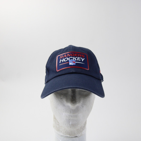 New York Rangers Fanatics NHL Pro Authentics Adjustable Hat Unisex Navy Used-HATS-014652