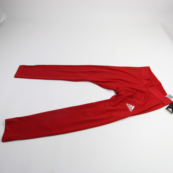 adidas Techfit Compression Pants Men's Red New with Tags-PNTS-033591