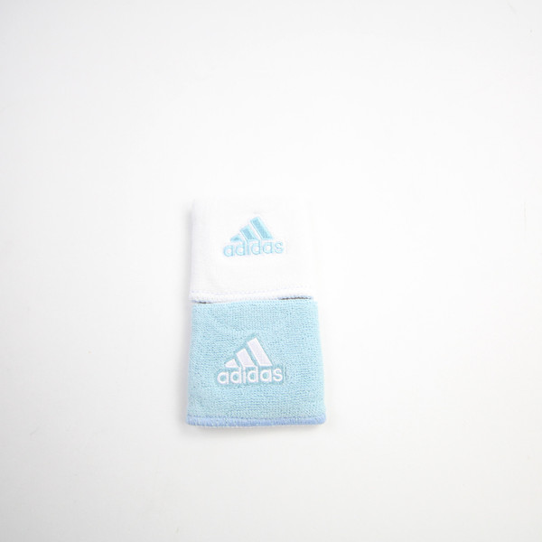 adidas Climalite Wristband Unisex Light Blue/White New with Tags OSFA-ACCS-007491