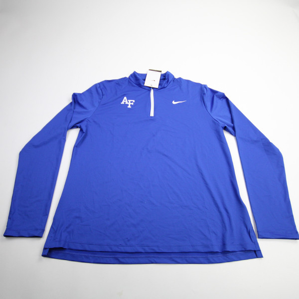Air Force Falcons Nike Dri-Fit Pullover Women's Blue New with Tags L TOPS-162246