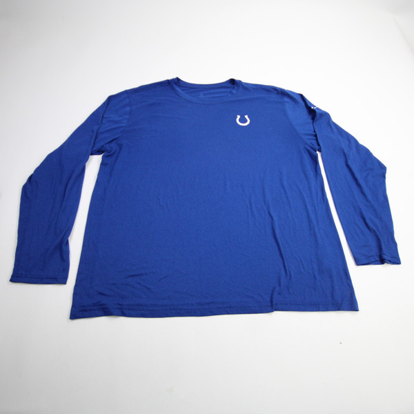 Indianapolis Colts Nike NFL On Field Nike Tee Long Sleeve Shirt Men's Used XXL TOPS-162280