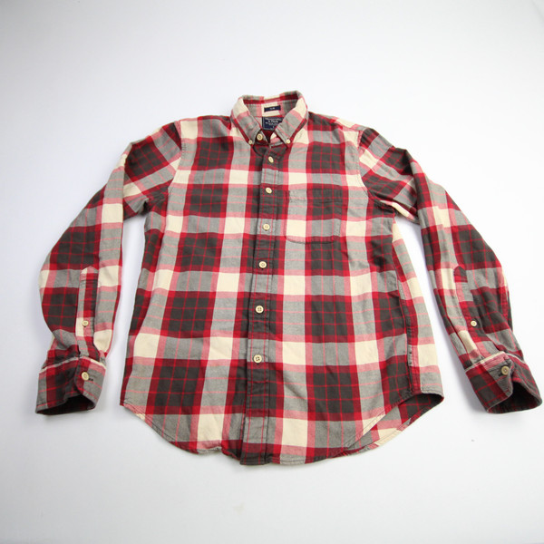 Abercrombie & Fitch Button-Up Men's Red Used S TOPS-162413