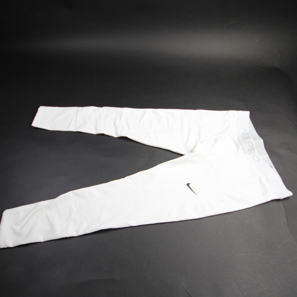 Nike Pro Dri-Fit Compression Pants Men's White Used XXL PNTS-033609
