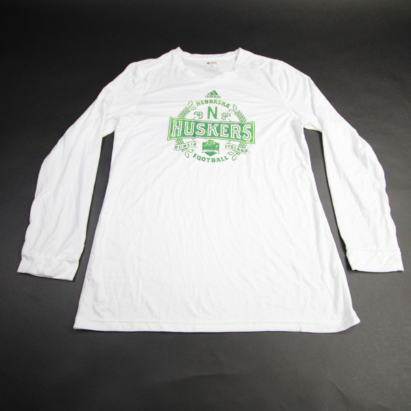 Nebraska Cornhuskers adidas Aeroready Long Sleeve Shirt Men's Multiple Sizes TOPS-162057