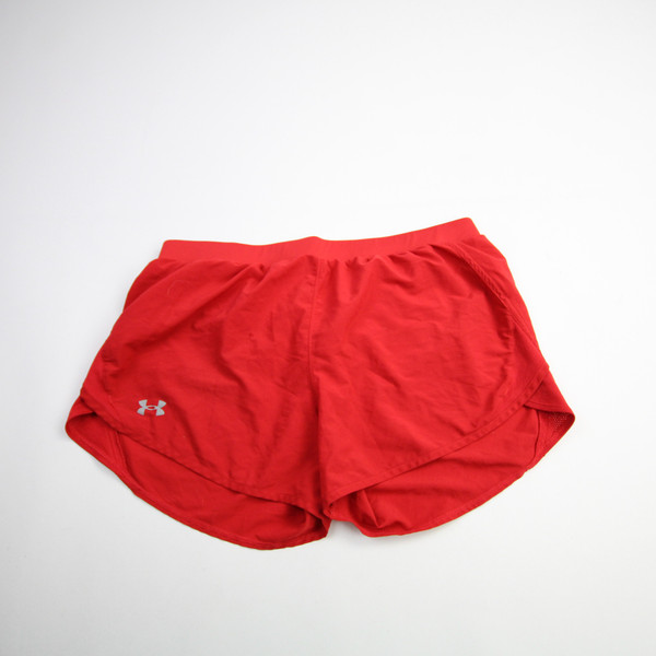 Under Armour HeatGear Running Short Women's Red Used L-SHOR-035443