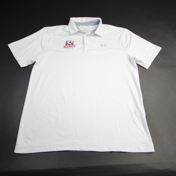 Belmont Bruins Under Armour The Playoff Polo Polo Women's White Used L TOPS-162800