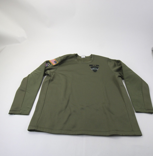New York Jets Nike NFL On Field Therma-Fit Sweatshirt Men's Olive Used XXL TOPS-163113