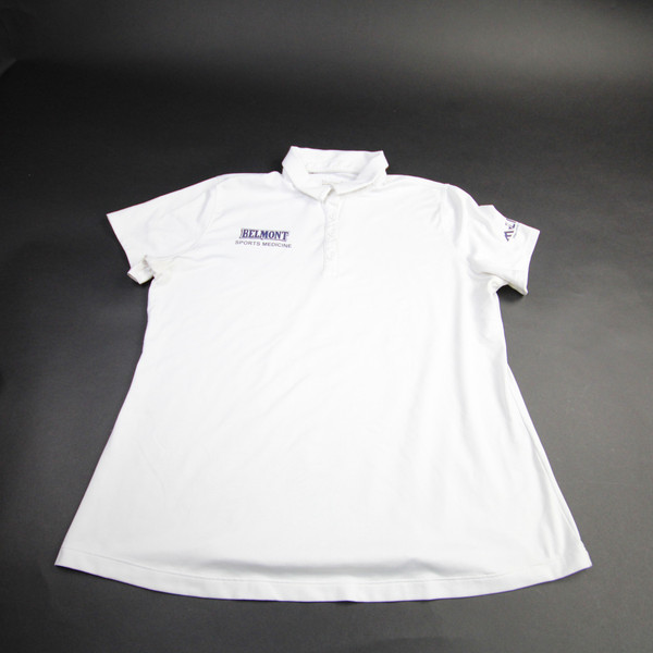 Belmont Bruins Under Armour Polo Women's White Used XL TOPS-162926