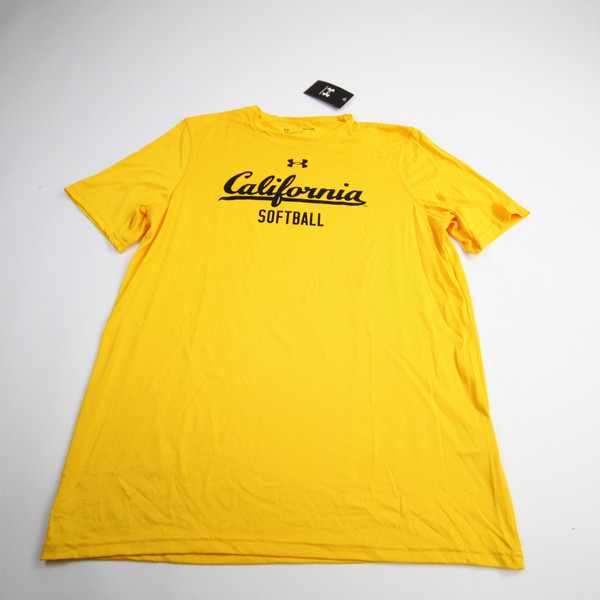 California Golden Bears Under Armour Short Sleeve Shirt Men's Gold New-TOPS-163165