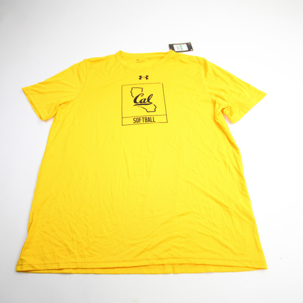 California Golden Bears Under Armour Short Sleeve Shirt Men's Gold New-TOPS-163207