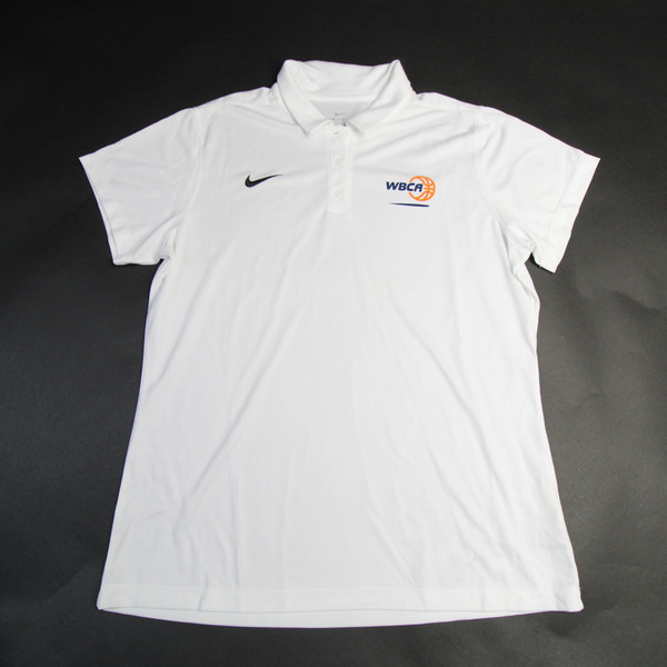 WBCA Nike Dri-Fit Polo Women's White New XL-TOPS-163906