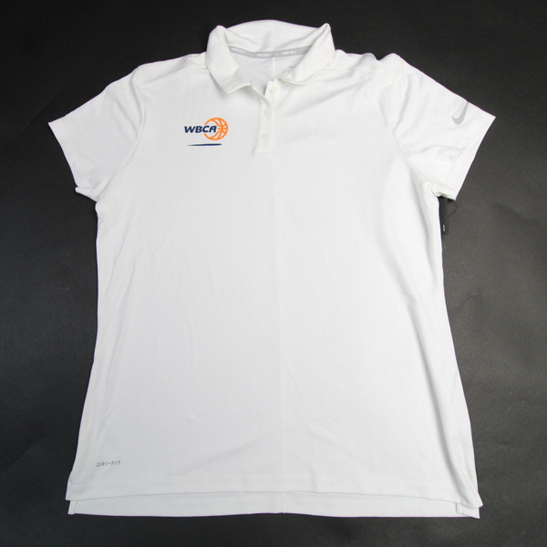 WBCA Nike Golf Dri-Fit Polo Women's White New with Tags XL TOPS-163908