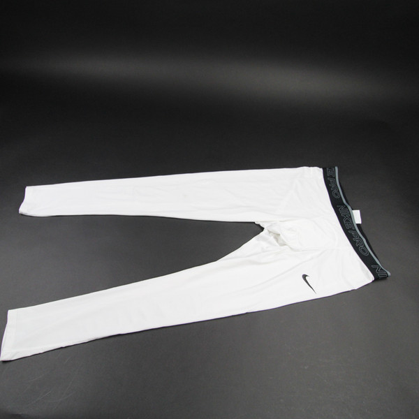 Nike Pro Dri-Fit Compression Pants Men's White Used Multiple Sizes PNTS-033963