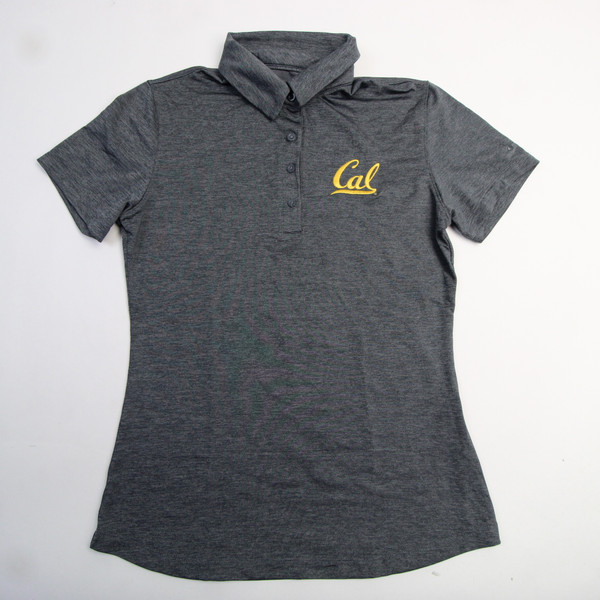 California Golden Bears Under Armour HeatGear Polo Women's Gray Used S TOPS-163942