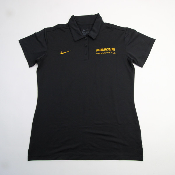 Missouri Tigers Nike Dri-Fit Polo Women's Black New without Tags L TOPS-164000